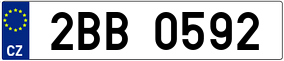 Truck License Plate